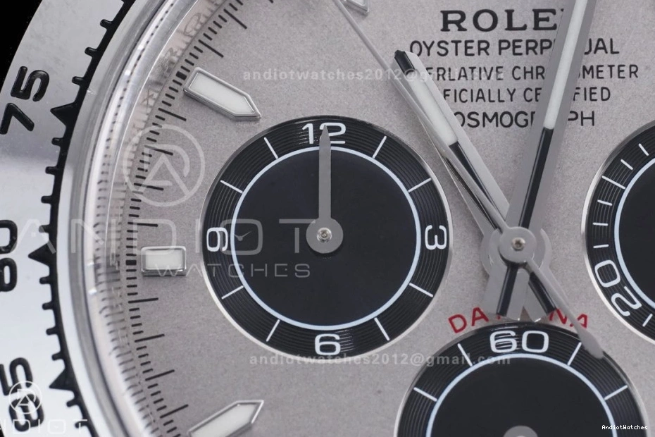 Best DD Clean SmoothTexture Bracelet 126509 SS Daytona on 792 904L 904L Edition 1:1 Dial Gray 0807